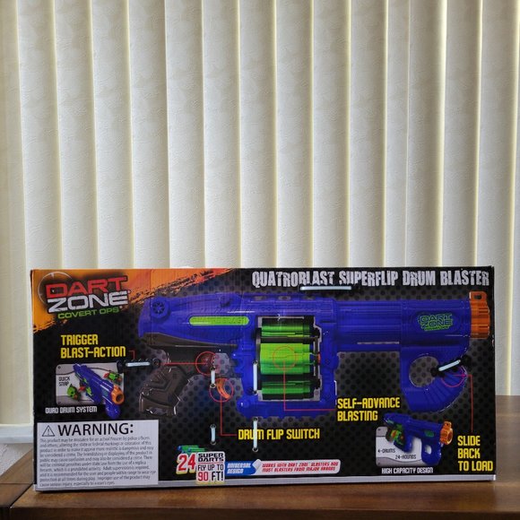 Dart Zone Powerbolt Belt Blaster or Quatroblast Superflip Blaster Foam Dart Gun - Picture 3 of 12